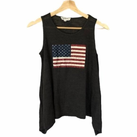 Cloud Chaser American Flag Tank Top S - Picture 1 of 4